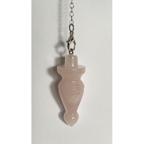 Pendulum Rose Quartz Spindle